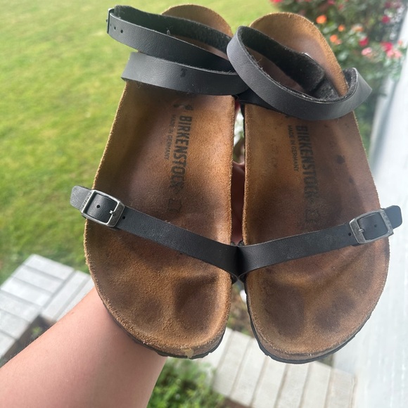 Birkenstock Dalao Black Ankle Strap Sandals 8.5 / 39 - Picture 6 of 9